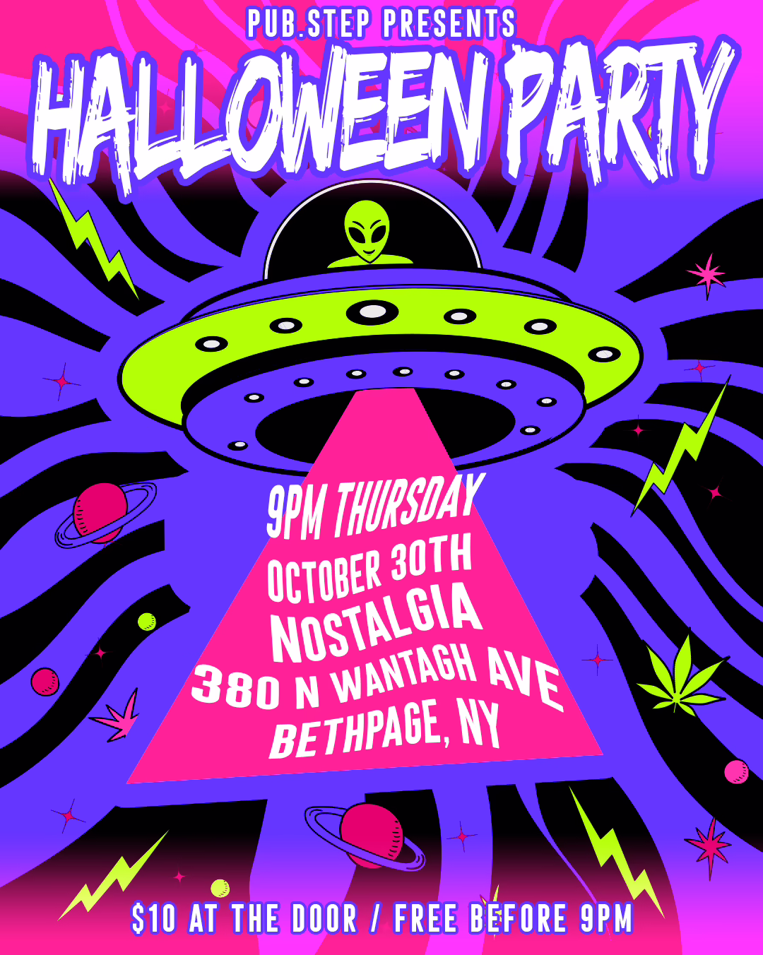 Pub.Step Presents: Halloween Party