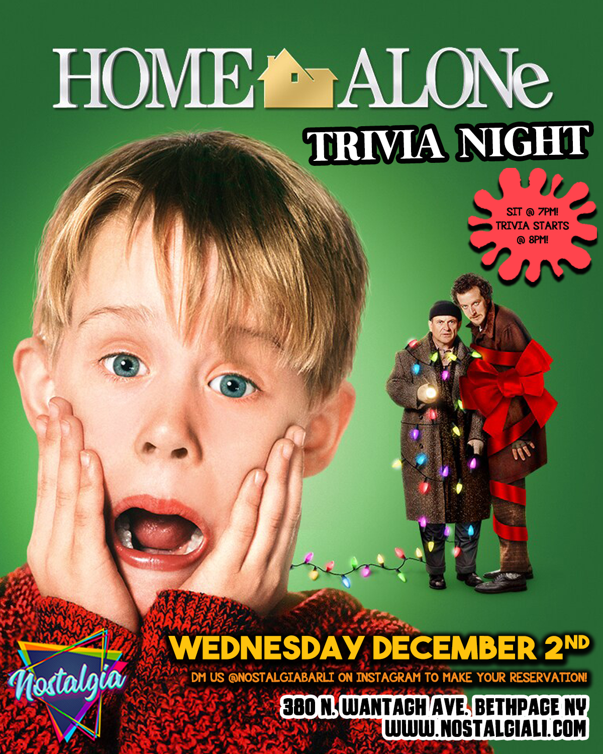 Home Alone Trivia Night